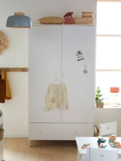 Armoire 2 Portes LIGNE SIRIUS Blanc - Vertbaudet -Produits Pour Bébé armoire 2 portes ligne sirius 2