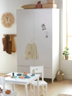 Armoire 2 Portes LIGNE SIRIUS Blanc - Vertbaudet -Produits Pour Bébé armoire 2 portes ligne sirius 3
