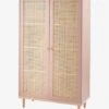 Armoire Cannage LIGNE POÉSIE Rose - Vertbaudet -Produits Pour Bébé armoire cannage ligne poesie
