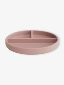 Assiette Compartimentée MUSHIE En Silicone Beige - Mushie -Produits Pour Bébé assiette compartimentee mushie en silicone 4