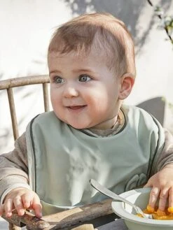 Bavoir Avec Poche ELODIE DETAILS Vert Pâle/lapin (mineral Green - Elodie Details -Produits Pour Bébé bavoir avec poche elodie details 3