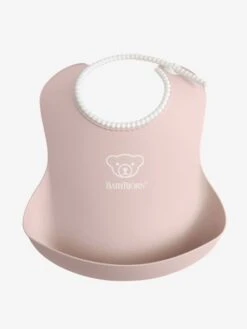 Bavoir Avec Récupérateur BABYBJORN Rose Pastel - Baby Bjorn -Produits Pour Bébé bavoir avec recuperateur babybjorn 3