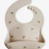 Bavoir Avec Récupérateur MUSHIE En Silicone Beige/arc En Ciel - Mushie -Produits Pour Bébé bavoir avec recuperateur mushie en silicone
