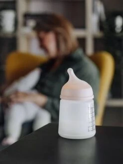 Biberon Spécial Allaitement Zéro Zéro® SUAVINEX - 180ml Peau - Suavinex