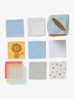 Boîte à Mouchoirs Sensoriels En Tissu Multicolor - Vertbaudet -Produits Pour Bébé boite a mouchoirs sensoriels en tissu 2
