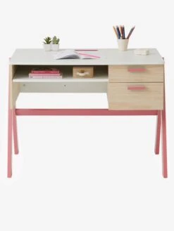 Bureau Enfant Coloriage Rose - Vertbaudet -Produits Pour Bébé bureau enfant coloriage 2