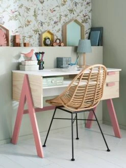 Bureau Enfant Coloriage Rose - Vertbaudet -Produits Pour Bébé bureau enfant coloriage 4