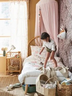 Cadre De Lit LIGNE CONFETTI Blanc/bois - Vertbaudet -Produits Pour Bébé cadre de lit ligne confetti 2