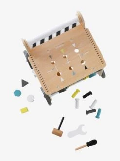 Chariot De Marche Bricolage En Bois FSC® Beige - Vertbaudet -Produits Pour Bébé chariot de marche bricolage en bois fsc 2