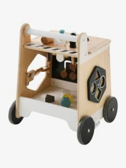 Chariot De Marche Bricolage En Bois FSC® Beige - Vertbaudet -Produits Pour Bébé chariot de marche bricolage en bois fsc 3