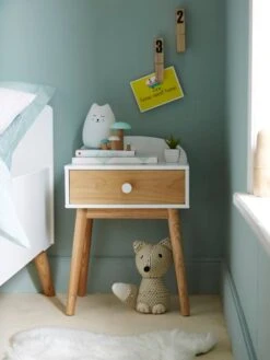 Chevet Avec Poignées Personnalisables LIGNE CONFETTI Blanc - Vertbaudet -Produits Pour Bébé chevet avec poignees personnalisables ligne confetti 5