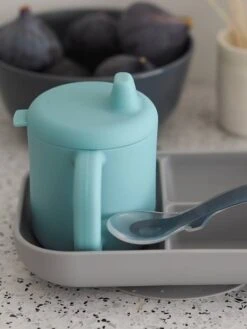 Coffret D’apprentissage 3 Pièces BEABA En Silicone Rose - Beaba -Produits Pour Bébé coffret dapprentissage 3 pieces beaba en silicone 2