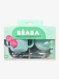 Coffret D’apprentissage 3 Pièces BEABA En Silicone Rose - Beaba -Produits Pour Bébé coffret dapprentissage 3 pieces beaba en silicone 5