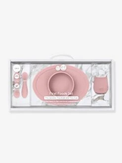 Coffret-repas 4 Pièces EZPZ First Food Set En Silicone Bleu - EZPZ -Produits Pour Bébé coffret repas 4 pieces ezpz first food set en silicone 2