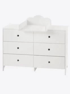 Commode 6 Tiroirs LIGNE SIRIUS Blanc Clair Uni - Vertbaudet 10 Commode 6 Tiroirs LIGNE SIRIUS Blanc Clair Uni - Vertbaudet -Produits Pour Bébé commode 6 tiroirs ligne sirius 2