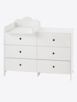 Commode 6 Tiroirs LIGNE SIRIUS Blanc Clair Uni - Vertbaudet 11 Commode 6 Tiroirs LIGNE SIRIUS Blanc Clair Uni - Vertbaudet -Produits Pour Bébé commode 6 tiroirs ligne sirius 3