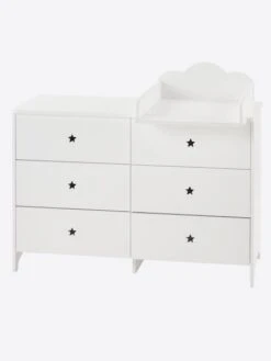 Commode 6 Tiroirs LIGNE SIRIUS Blanc Clair Uni - Vertbaudet 12 Commode 6 Tiroirs LIGNE SIRIUS Blanc Clair Uni - Vertbaudet -Produits Pour Bébé commode 6 tiroirs ligne sirius 4