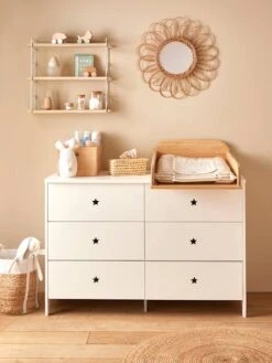 Commode 6 Tiroirs LIGNE SIRIUS Blanc Clair Uni - Vertbaudet 13 Commode 6 Tiroirs LIGNE SIRIUS Blanc Clair Uni - Vertbaudet -Produits Pour Bébé commode 6 tiroirs ligne sirius 5