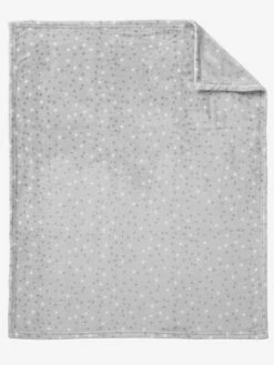 Couverture En Microfibre Imprimée étoiles Gris Clair - Vertbaudet -Produits Pour Bébé couverture en microfibre imprimee etoiles 2