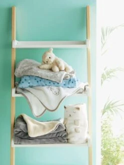 Couverture En Microfibre Imprimée étoiles Gris Clair - Vertbaudet -Produits Pour Bébé couverture en microfibre imprimee etoiles 4