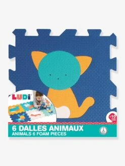 Dalles 6 Animaux LUDI Multicolore - Ludi 11 Dalles 6 Animaux LUDI Multicolore - Ludi -Produits Pour Bébé dalles 6 animaux ludi 3