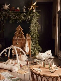 Doudou Carré + Hochet GREEN FOREST Multicolore - Vertbaudet -Produits Pour Bébé doudou carre hochet green forest 4