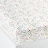 Drap-housse Bébé FLEURETTES Ecru / Multico - Vertbaudet -Produits Pour Bébé drap housse bebe fleurettes