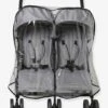 Habillage Pluie Universel Pour Poussette Double Côte à Côte Transparent - Vertbaudet -Produits Pour Bébé habillage pluie universel pour poussette double cote a cote