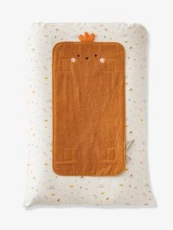 Housse De Matelas à Langer LOVELY FARM écru - Vertbaudet -Produits Pour Bébé housse de matelas a langer lovely farm 3