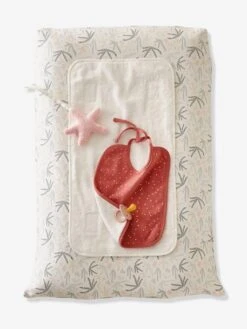 Housse De Matelas à Langer Personnalisable SOUS L'OCÉAN Blanc/bleu - Vertbaudet -Produits Pour Bébé housse de matelas a langer personnalisable sous locean 3