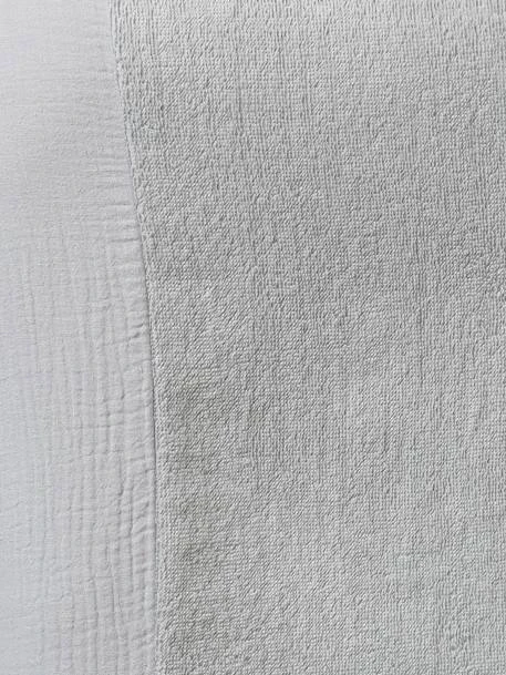 Housse Matelas à Langer Bi-matière Gaze De Coton/éponge Vert Céladon - Vertbaudet 6 Housse Matelas à Langer Bi-matière Gaze De Coton/éponge Vert Céladon - Vertbaudet – Image 4