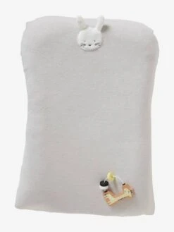 Housse Pour Matelas à Langer En Velours VERTBAUDET Gris Lapin - Vertbaudet