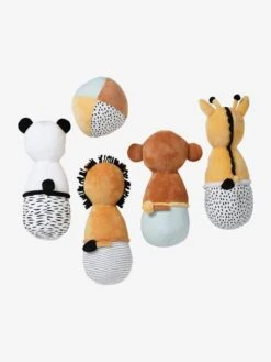 Jeu De Quilles En Tissu TANZANIE Multicolore - Vertbaudet -Produits Pour Bébé jeu de quilles en tissu tanzanie 5