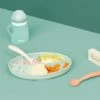Kit Repas Silicone BABYMOOV Grow’Isy Vert/terracotta - Babymoov -Produits Pour Bébé kit repas silicone babymoov growisy