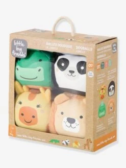 Les Dooballs - Set De 4 Balles Doudous - BABYTOLOVE Multicolore - 353 -Produits Pour Bébé les dooballs set de 4 balles doudous babytolove 2