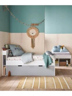 Lit évolutif LIGNE PASSE-PASSE Blanc - Vertbaudet -Produits Pour Bébé lit evolutif ligne passe passe 4