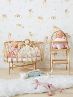 Lit Poupon En Rotin Beige - Vertbaudet -Produits Pour Bébé lit poupon en rotin 2