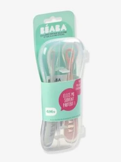 Lot De 2 Cuillères Ergonomiques D'apprentissage + Boîte De Transport BEABA Rose/gris - Beaba 9 Lot De 2 Cuillères Ergonomiques D'apprentissage + Boîte De Transport BEABA Rose/gris - Beaba -Produits Pour Bébé lot de 2 cuilleres ergonomiques dapprentissage boite de transport beaba 2