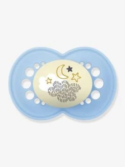 Lot De 2 Sucettes En Silicone MAM Nuit 6+ Beige + Bleu - Mam -Produits Pour Bébé lot de 2 sucettes en silicone mam nuit 6 2
