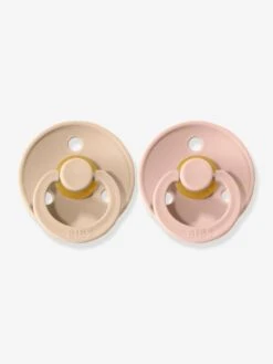 Lot De 2 Sucettes-tétines BIBS Colour, Taille 1 De 0 à 6 Mois Blush & Vanilla - Bibs -Produits Pour Bébé lot de 2 sucettes tetines bibs colour taille 1 de 0 a 6 mois 2