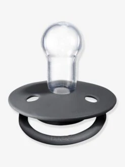 Lot De 2 Sucettes-tétines BIBS De Lux En Silicone Gris Fer + Bleu Layette - Bibs -Produits Pour Bébé lot de 2 sucettes tetines bibs de lux en silicone 4