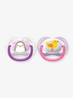 Lot De 2 Sucettes Ultra Air Animals 1er âge Philips AVENT Oiseau + Pingouin - Philips Avent -Produits Pour Bébé lot de 2 sucettes ultra air animals 1er age philips avent 5