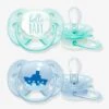 Lot De 2 Sucettes Ultra Douces 1er âge Philips AVENT Lapin Blanc - Philips Avent -Produits Pour Bébé lot de 2 sucettes ultra douces 1er age philips avent
