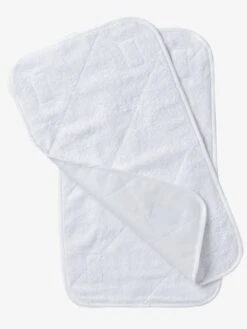 Lot De 2 Tapis Pour Matelas à Langer Blanc - Vertbaudet
