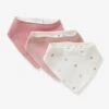 Lot De 3 Bavoirs Bandanas En Nid D'abeille Imprimé Coeurs - Vertbaudet 2 Lot De 3 Bavoirs Bandanas En Nid D'abeille Imprimé Coeurs - Vertbaudet -Produits Pour Bébé lot de 3 bavoirs bandanas en nid dabeille