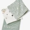 Lot De 3 Langes En Gaze De Coton DANS LES BOIS Multicolore - Vertbaudet -Produits Pour Bébé lot de 3 langes en gaze de coton dans les bois