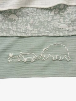 Lot De 3 Langes En Gaze De Coton DANS LES BOIS Multicolore - Vertbaudet 12 Lot De 3 Langes En Gaze De Coton DANS LES BOIS Multicolore - Vertbaudet -Produits Pour Bébé lot de 3 langes en gaze de coton dans les bois 4