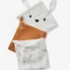Lot De 3 Langes MINI COMPAGNIE En Gaze De Coton Bio* 2 écrus Imprimés + 1 Uni Caram - Vertbaudet 1 Lot De 3 Langes MINI COMPAGNIE En Gaze De Coton Bio* 2 écrus Imprimés + 1 Uni Caram - Vertbaudet -Produits Pour Bébé lot de 3 langes mini compagnie en gaze de coton bio