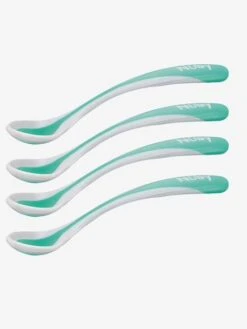 Lot De 4 Cuillères Bébé Thermosensibles NUBY Aléatoire - Nuby -Produits Pour Bébé lot de 4 cuilleres bebe thermosensibles nuby 5