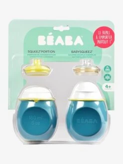 Lot De Gourdes Pour Compotes BEABA Babysqueez' 2 En 1 + Squeez'portion Blue - Beaba 10 Lot De Gourdes Pour Compotes BEABA Babysqueez' 2 En 1 + Squeez'portion Blue - Beaba -Produits Pour Bébé lot de gourdes pour compotes beaba babysqueez 2 en 1 squeezportion 2